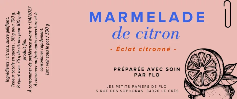Marmelade de Citron