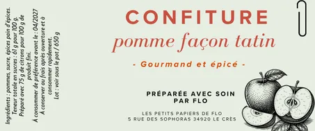 Confiture Pommes façon Tatin